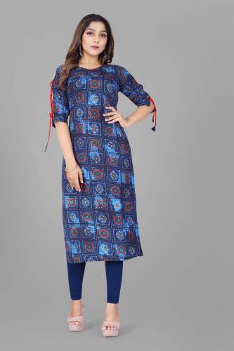 Cotton Printed Foiled Fancy Kurtis