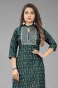 Cotton Printed Kurti with embroidery thumb 8