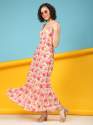 Georgette Printed Long Gown  thumb 4