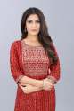 Latest Slub Cotton Bandhani Kurti Set  thumb 10