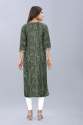 Latest Slub Cotton Bandhani Kurti Set  thumb 5
