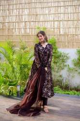 Mayuri Brown Georgette Party wear Gown