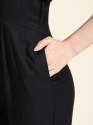 Pure Viscose Plain Black Jumpsuits  thumb 4