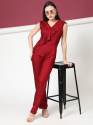 Pure Viscose Plain Dyed Jumpsuits  thumb 4