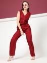 Pure Viscose Plain Dyed Jumpsuits  thumb 5