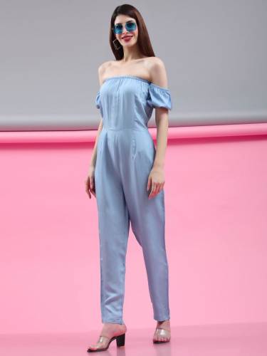 Pure Viscose Plain western wear  Jumpsuits ﻿