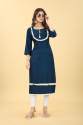 Ridhhi Linen Cotton Casual Kurti  thumb 7