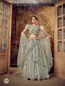 Soft Net Thread & Mirror work Lehenga choli thumb 3