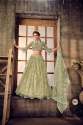 Soft Net Thread & Mirror work Lehenga choli thumb 6