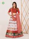 Trendy Floral Navratri Silk Printed Lehenga Choli thumb 2