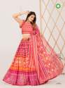 Trendy Floral Navratri Silk Printed Lehenga Choli thumb 4