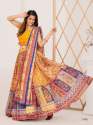 Trendy Floral Navratri Silk Printed Lehenga Choli thumb 5