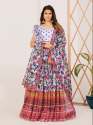 Trendy Floral Navratri Silk Printed Lehenga Choli thumb 9