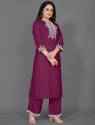 Viscose Rayon blend Embroidery work Kurta & Pant with dupatta Set thumb 14