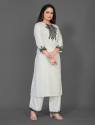 Viscose Rayon blend Embroidery work Kurta & Pant with dupatta Set thumb 2