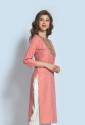 Viscose Rayon embroidery Kurtis thumb 2