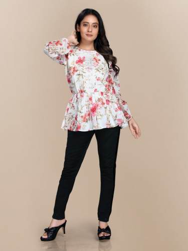 Women's Attractive stylish Georgette Western wear Top