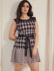 Women's Lycra Printed Western wear Long Top