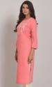 Women Sequence Embroidery Cotton kurti thumb 11