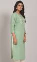 Women Sequence Embroidery Cotton kurti thumb 16