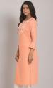 Women Sequence Embroidery Cotton kurti thumb 7