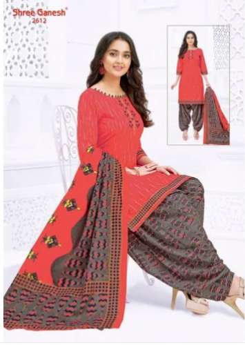 Shree Ganesh Gota Patti Suit cotton Dress Material by sripal Textiles
