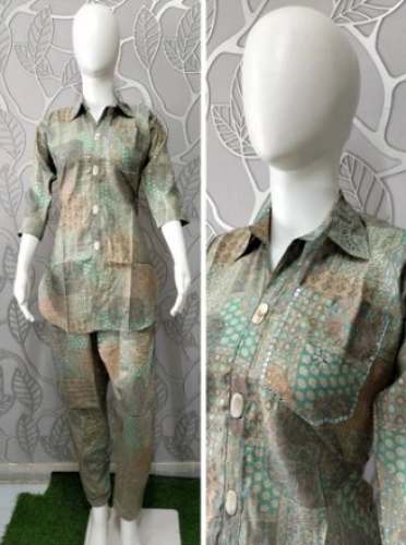 Ladies dobby silk code set by Aarya Fashion