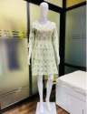 Ladies Party wear White Cotton Printed Tunic Top thumb 2