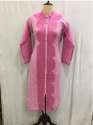 pink color Cotton Embroidered Casual Wear Lucknowi chikan Kurtis thumb 1