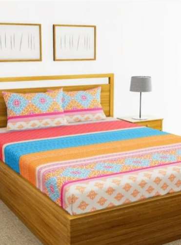 Bianca Twill Cotton Double Bedsheet Cover Set by Bianca Home LLP