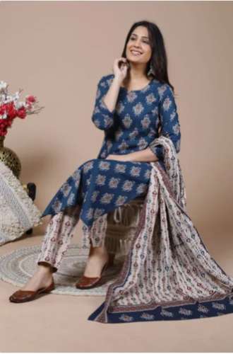 Ikkat sales cotton suits