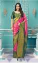 Green color Softy Kubera Wedding Wear Pattu Sarees 