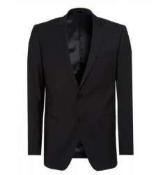 Men Black Plain Blazer