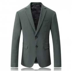 Plain Grey Blazer For Men