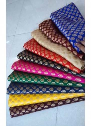 Handloom Banarasi Brocade Silk Fabric by Hayat Fabrics