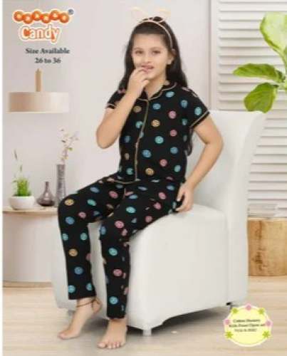 Kids Girls Night Suit 4-14 year  by Aditi Exports