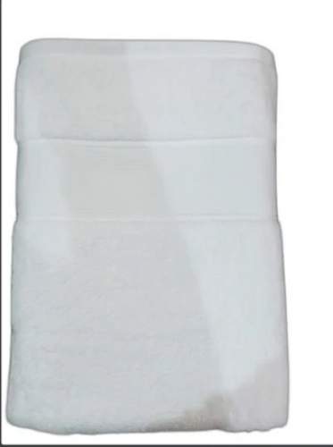 White Cotton Hotel Towel by Lakshmi Handloom Industries