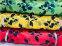 43inch Leaf Printed Microfiber Fabric