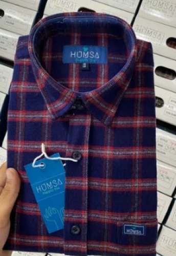 Men Blue Medium Checks  Shirt