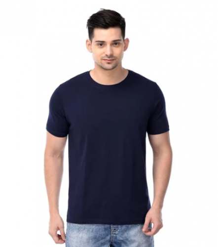 Mens Cotton Plain T Shirt by Ani krriti