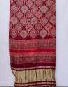 Ajrakh Printed Gajji Silk Dupatta thumb 1