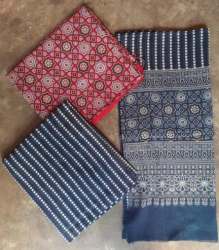 Black Color Ajrakh Printed Dupatta 