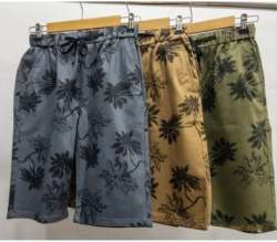 mens cotton lycra half pants