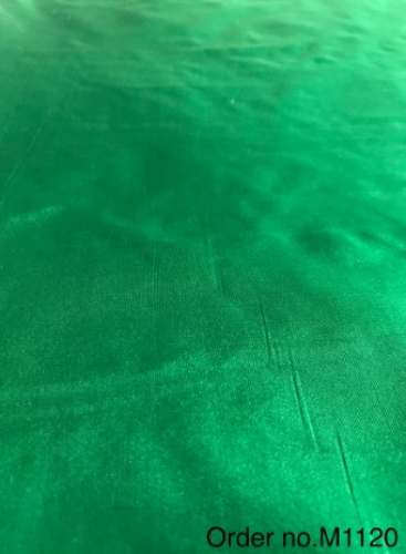 Dark Green Plain Silk Fabric 50 GM Width 44