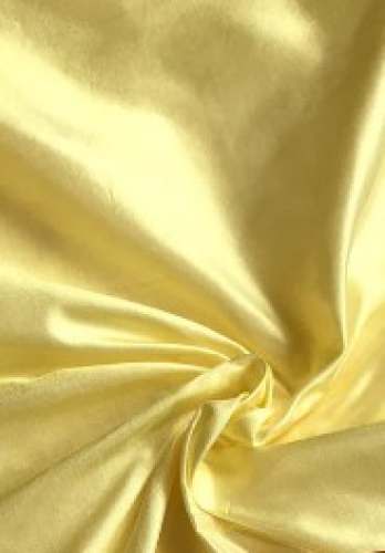 Lemon Yellow Plain Silk Fabric 50GSM Width 44
