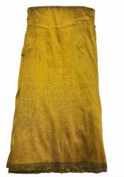 Olive Raw Silk Fabric