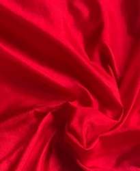 Red Plain Silk Fabric 50GM Width 44