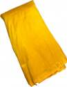 Yellow Raw Silk Fabric 100 GSM Width 44