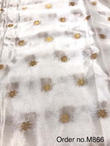 Zari Booty Chinnon Chiffon Fabric 42