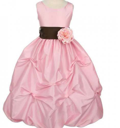 Flowery Kids Girl Gown Frock by Bonita Fashions